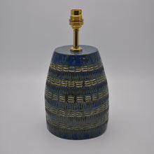 Load image into Gallery viewer, Blue &amp; Gold Bedside Lamp
