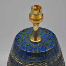 Load image into Gallery viewer, Blue &amp; Gold Bedside Lamp
