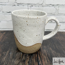 Load image into Gallery viewer, White Speckle Mug 16 fl oz
