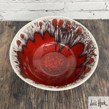 Load image into Gallery viewer, Red and White Cereal Bowl 16cm
