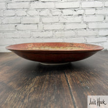 Load image into Gallery viewer, Turquoise and Copper Fruit Bowl 30cm
