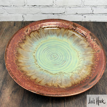 Load image into Gallery viewer, Turquoise and Copper Fruit Bowl 30cm
