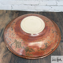 Load image into Gallery viewer, Turquoise and Copper Fruit Bowl 30cm
