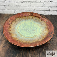 Load image into Gallery viewer, Turquoise and Copper Fruit Bowl 30cm
