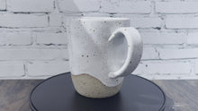 Load and play video in Gallery viewer, White Speckle Mug 16 fl oz
