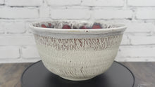 Load and play video in Gallery viewer, Red and White Cereal Bowl 16cm
