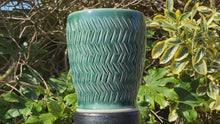 Load and play video in Gallery viewer, Rainforest Green Vase 14cm
