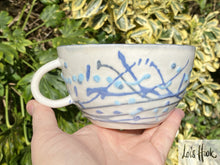 Load image into Gallery viewer, Blue and White Mug 15 fl oz
