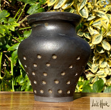 Load image into Gallery viewer, Gunmetal Black Vase 12.5cm
