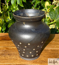 Load image into Gallery viewer, Gunmetal Black Vase 12.5cm
