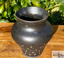 Load image into Gallery viewer, Gunmetal Black Vase 12.5cm
