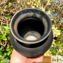 Load image into Gallery viewer, Gunmetal Black Vase 12.5cm
