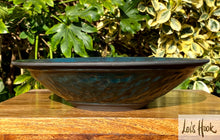 Load image into Gallery viewer, Smokey Blue Fruit Bowl 23cm
