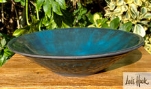 Load image into Gallery viewer, Smokey Blue Fruit Bowl 23cm
