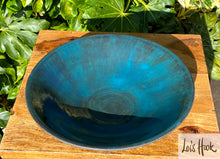 Load image into Gallery viewer, Smokey Blue Fruit Bowl 23cm
