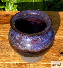 Load image into Gallery viewer, Blue and Matte Grey Vase 11cm
