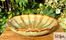 Load image into Gallery viewer, Sand Yellow and Copper Fruit Bowl 24cm
