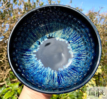 Load image into Gallery viewer, Black and Blue Cereal Bowl 13cm
