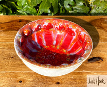 Load image into Gallery viewer, Red and White Cereal Bowl 15cm
