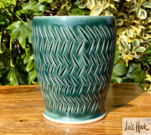 Load image into Gallery viewer, Rainforest Green Vase 14cm
