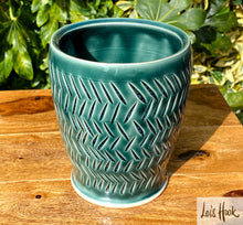 Load image into Gallery viewer, Rainforest Green Vase 14cm
