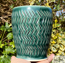 Load image into Gallery viewer, Rainforest Green Vase 14cm
