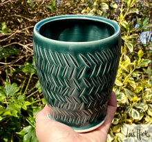 Load image into Gallery viewer, Rainforest Green Vase 14cm
