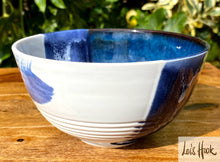 Load image into Gallery viewer, White and Blue Cereal Bowl 13.5cm
