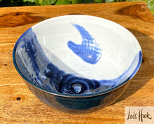 Load image into Gallery viewer, White and Blue Cereal Bowl 13.5cm
