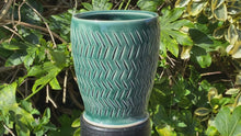 Load and play video in Gallery viewer, Rainforest Green Vase 14cm
