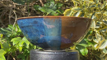 Load and play video in Gallery viewer, Blue and Copper Fruit Bowl 15cm
